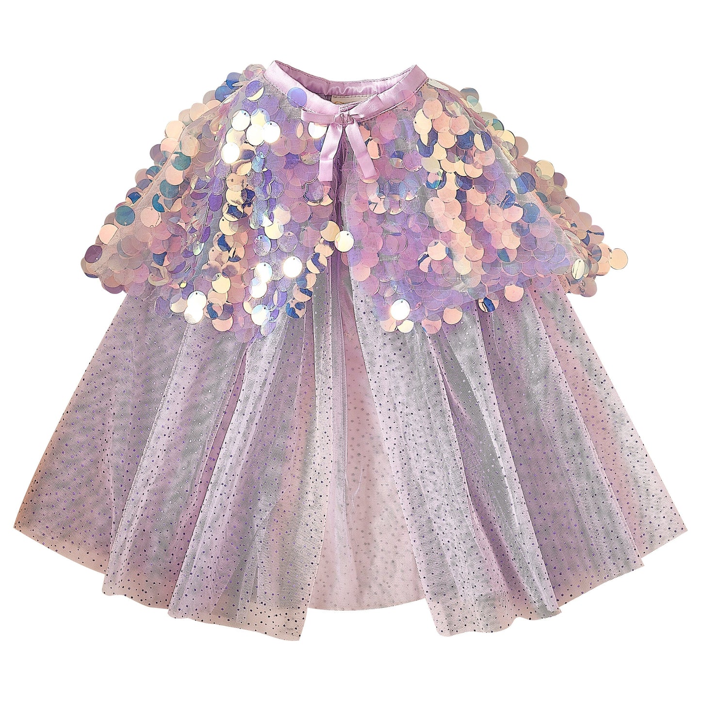 Purple Sequin Mermaid Costume Cape- 4 Inner Pack