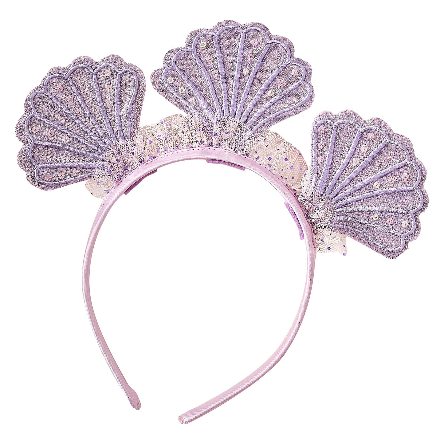 Purple Sequin Mermaid Headband- 4 Inner Pack