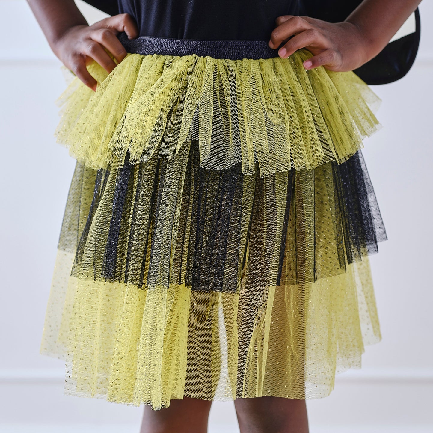 Black and Yellow Bumble Bee Costume Tutu - Ages 3-5- 4 Inner Pack