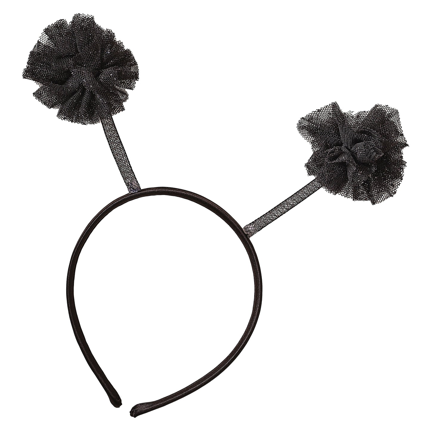 Black Pom Pom Bumble Bee Headband- 4 Inner Pack