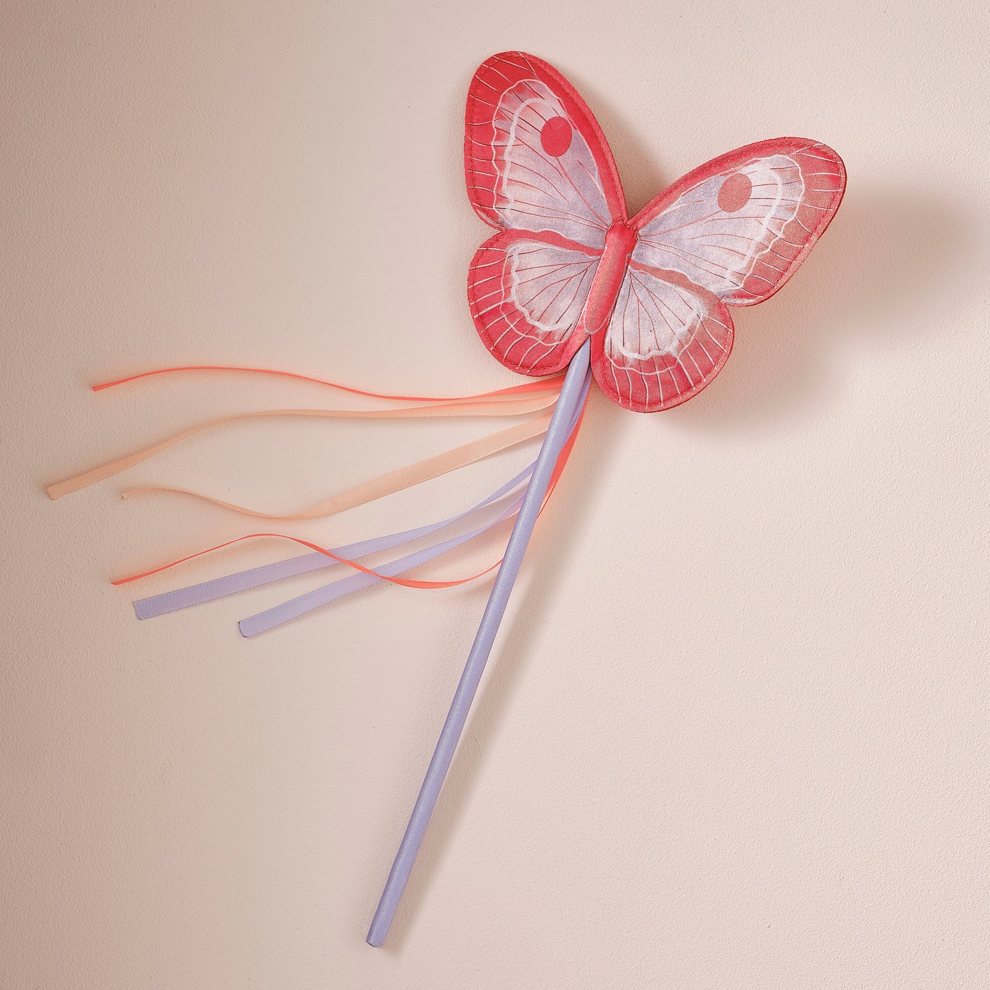 Red and Lilac Butterfly Wand- 4 Inner Pack