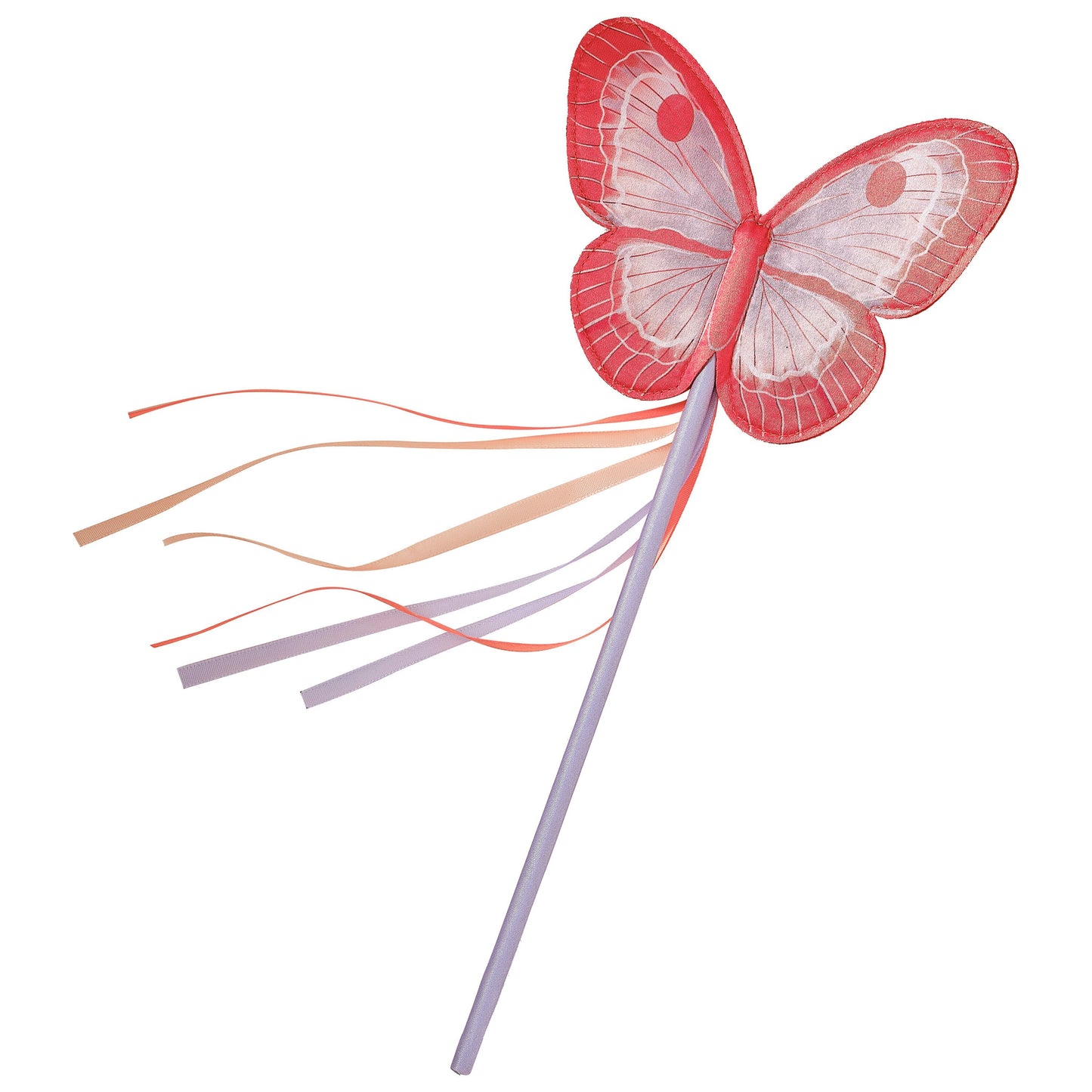 Red and Lilac Butterfly Wand- 4 Inner Pack