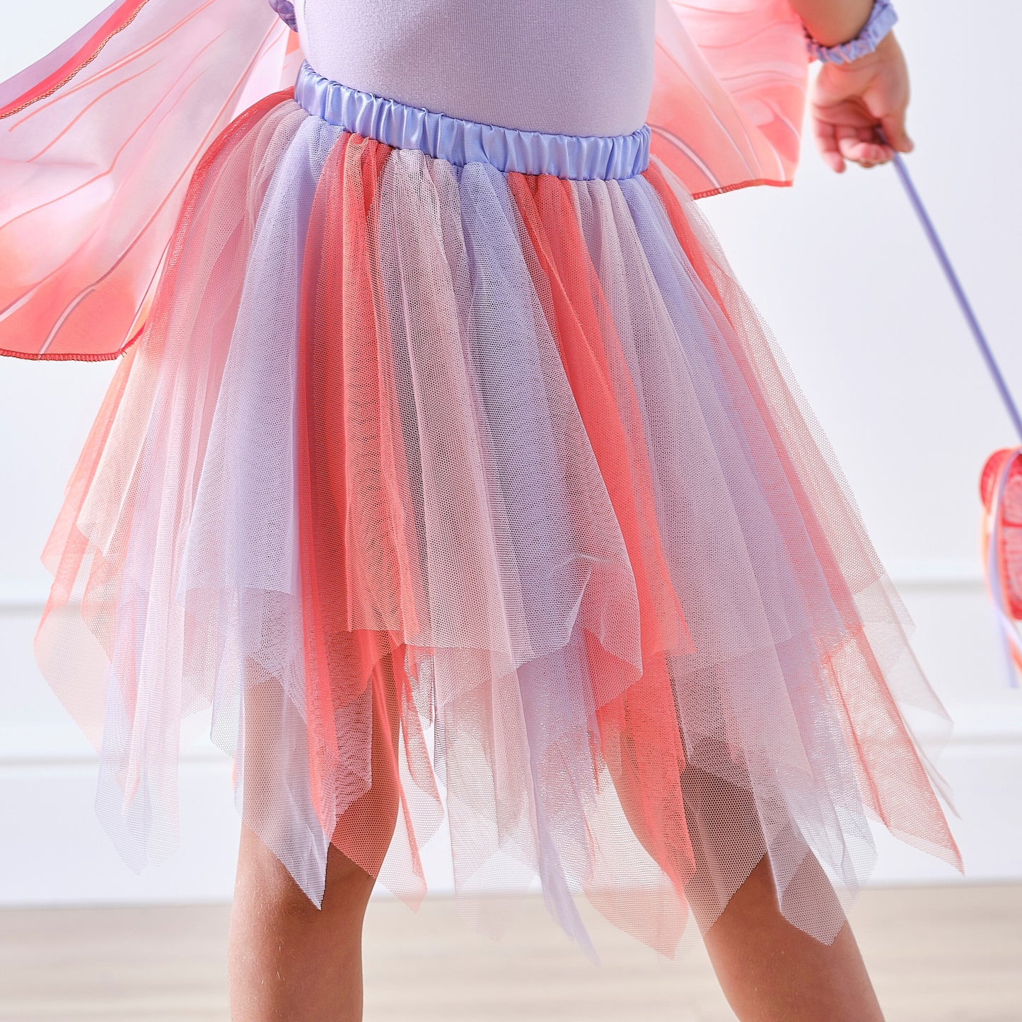 Red and Lilac Butterfly Costume Tutu- 4 Inner Pack