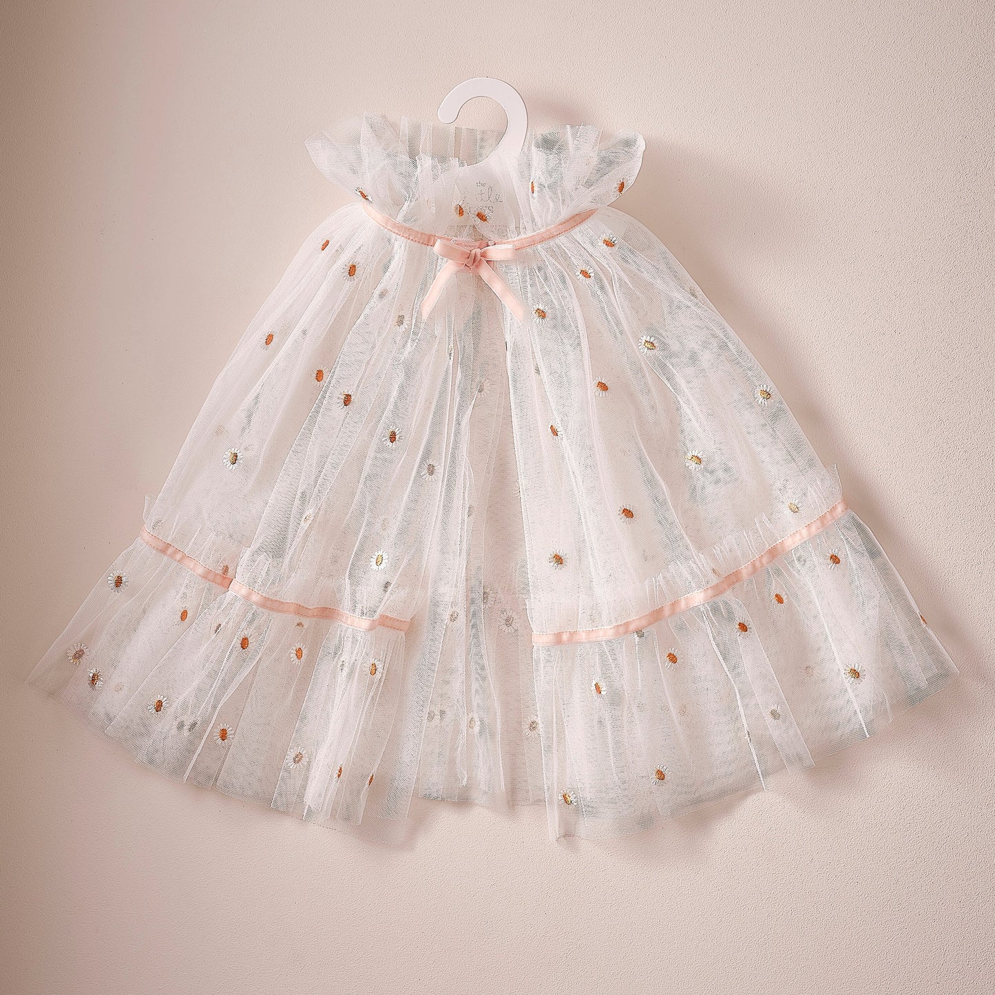White and Pink Daisy Flower Costume Cape- 4 Inner Pack