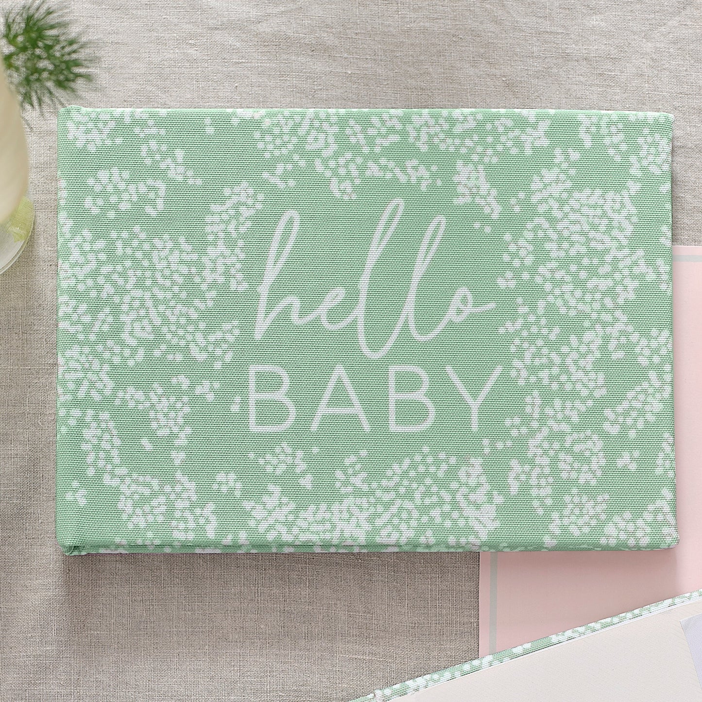 Hello Baby Fabric Baby Photo Album- 5 Inner Pack