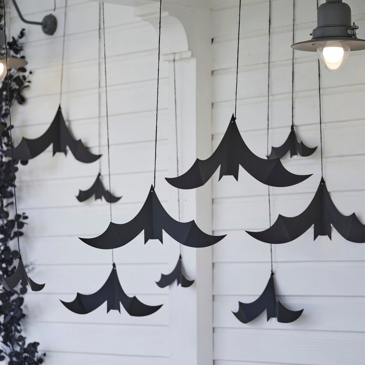 Hanging Bats Halloween Decoration- 5 Inner Pack