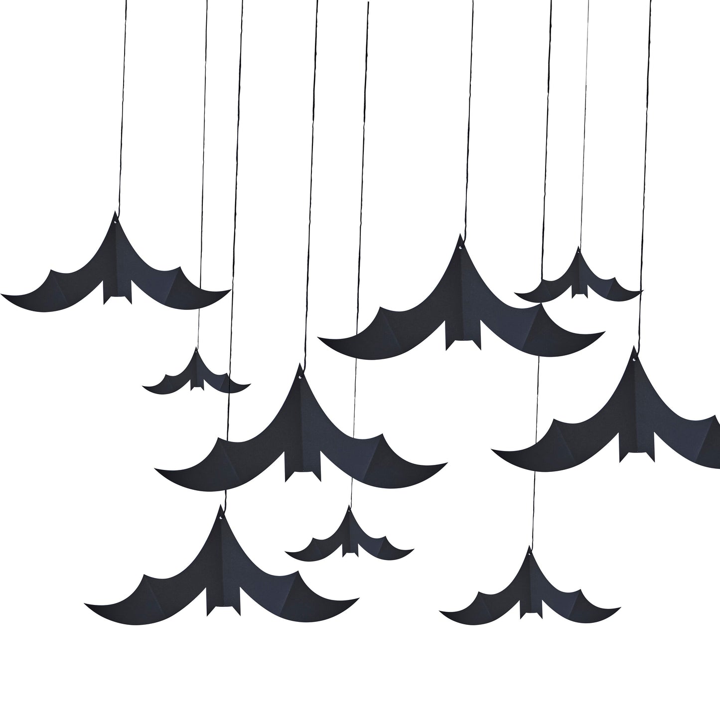 Hanging Bats Halloween Decoration- 5 Inner Pack