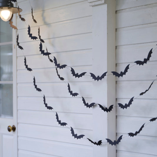 Black Bat Halloween Garland- 5 Inner Pack