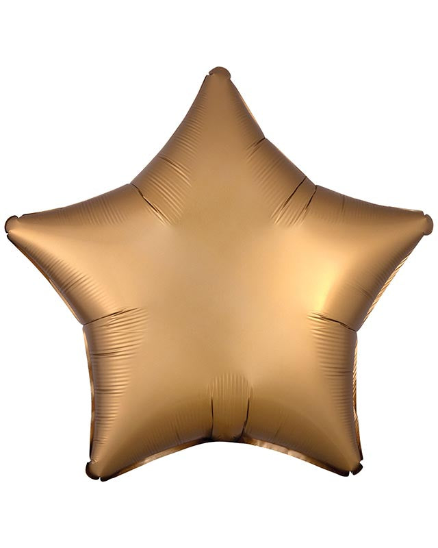 Amscan Silk Lustre Various Colours Star Standard Unpackaged Foil Balloons C16 - 10 PC