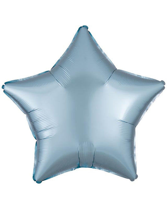 Amscan Silk Lustre Pastel Pink Star Standard Unpackaged Foil Balloons C16 - 10 PC