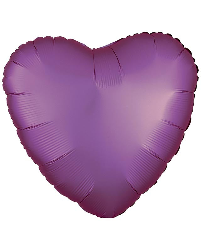 9914099 - Amscan Silk Lustre Flamingo Heart Standard Unpackaged Foil Balloons C16 - 10 PC