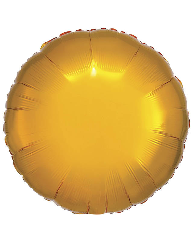 Amscan Metallic Circle Standard Unpackaged Foil Balloons C16 - 10 PC - Various Colours