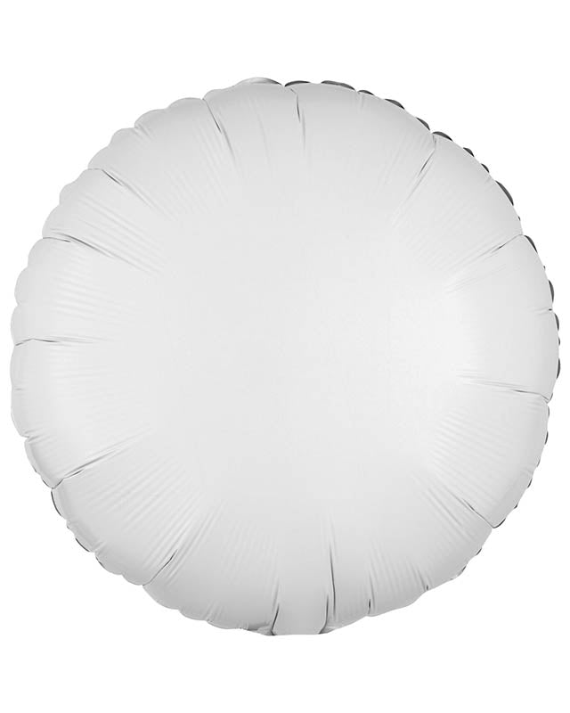 Amscan Metallic Circle Standard Unpackaged Foil Balloons C16 - 10 PC - Various Colours