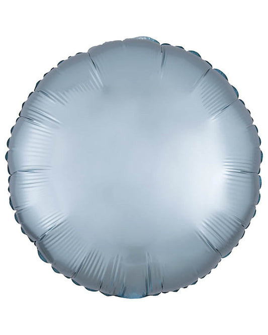 Amscan Silk Lustre Various Colours Circle Standard Unpackaged Foil Balloons C16 - 10 PC