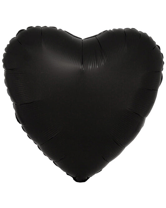 Amscan Silk Lustre Heart Standard Unpackaged Foil Balloons Various Colours C16 - 10 PC