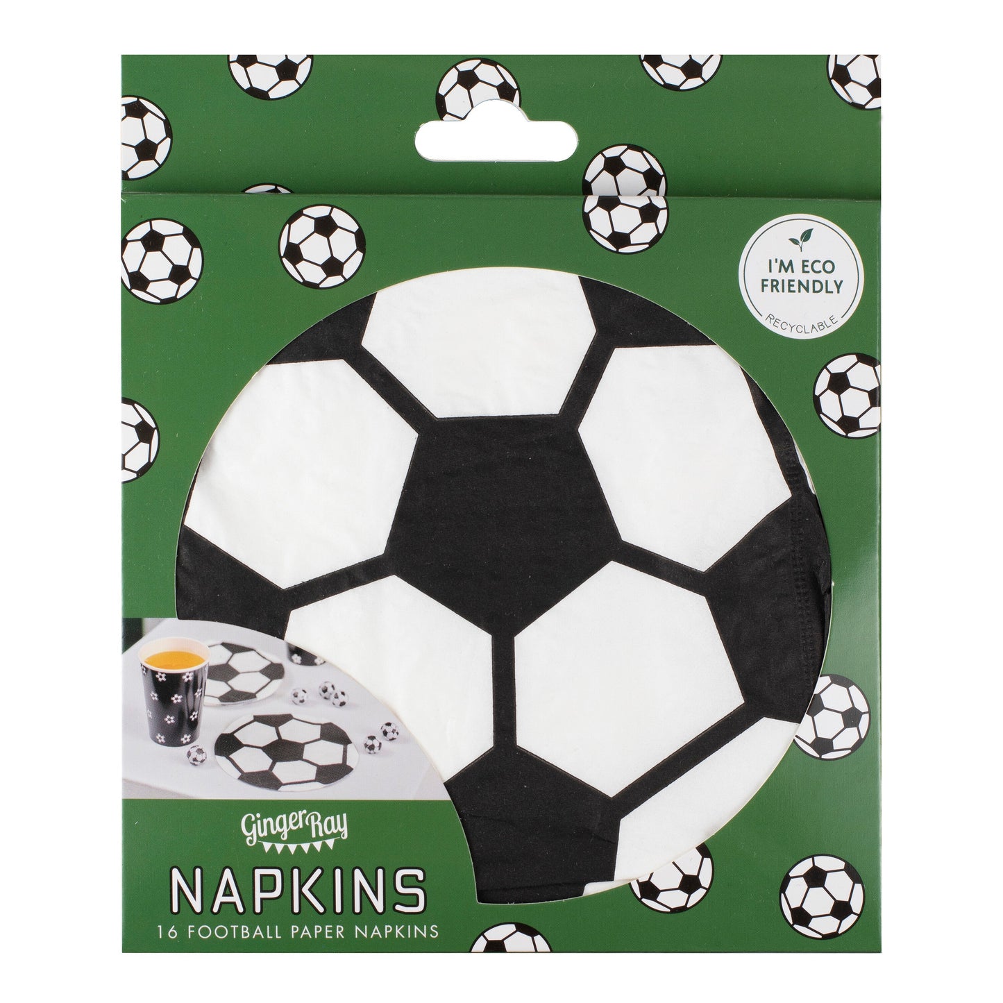 Football Paper Napkins- 5 Inner Pack