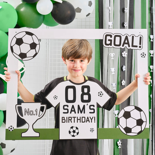 Customisable Football Party Photo Booth Frame- 5 Inner Pack
