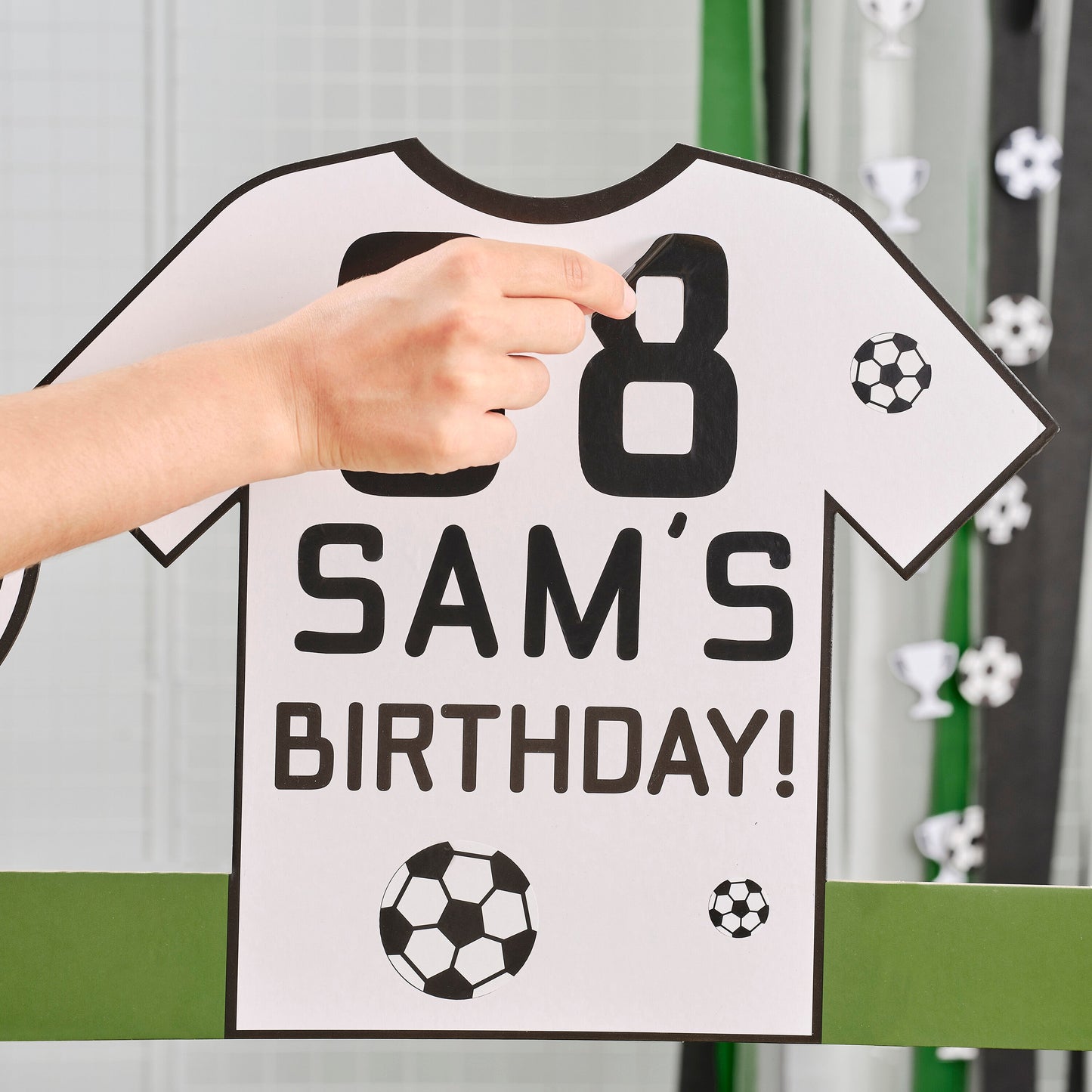 Customisable Football Party Photo Booth Frame- 5 Inner Pack