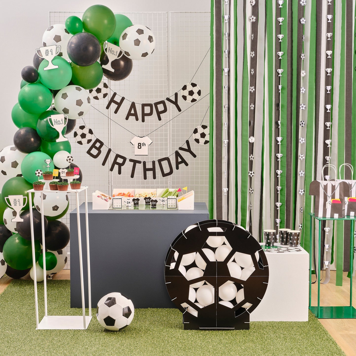 Customisable Football Party Photo Booth Frame- 5 Inner Pack