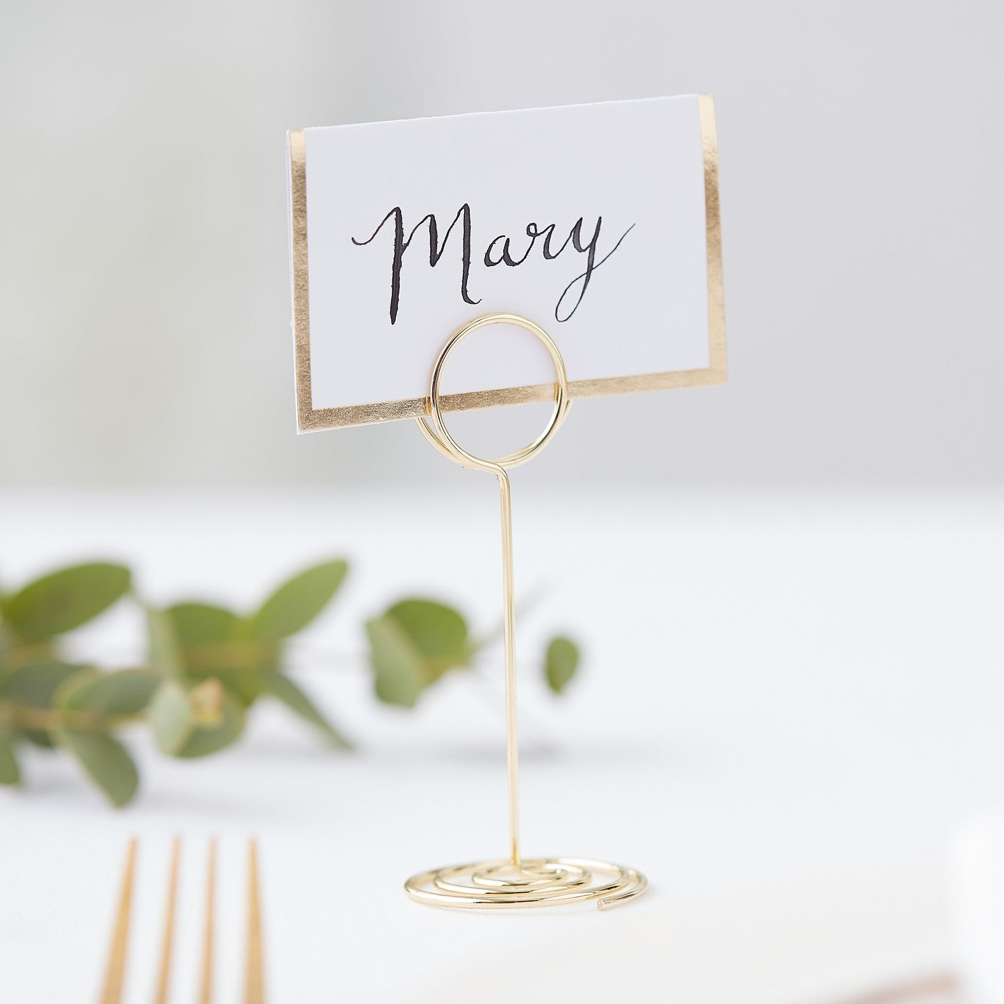 Gold Photo & Table Number Holder- 5 Inner Pack