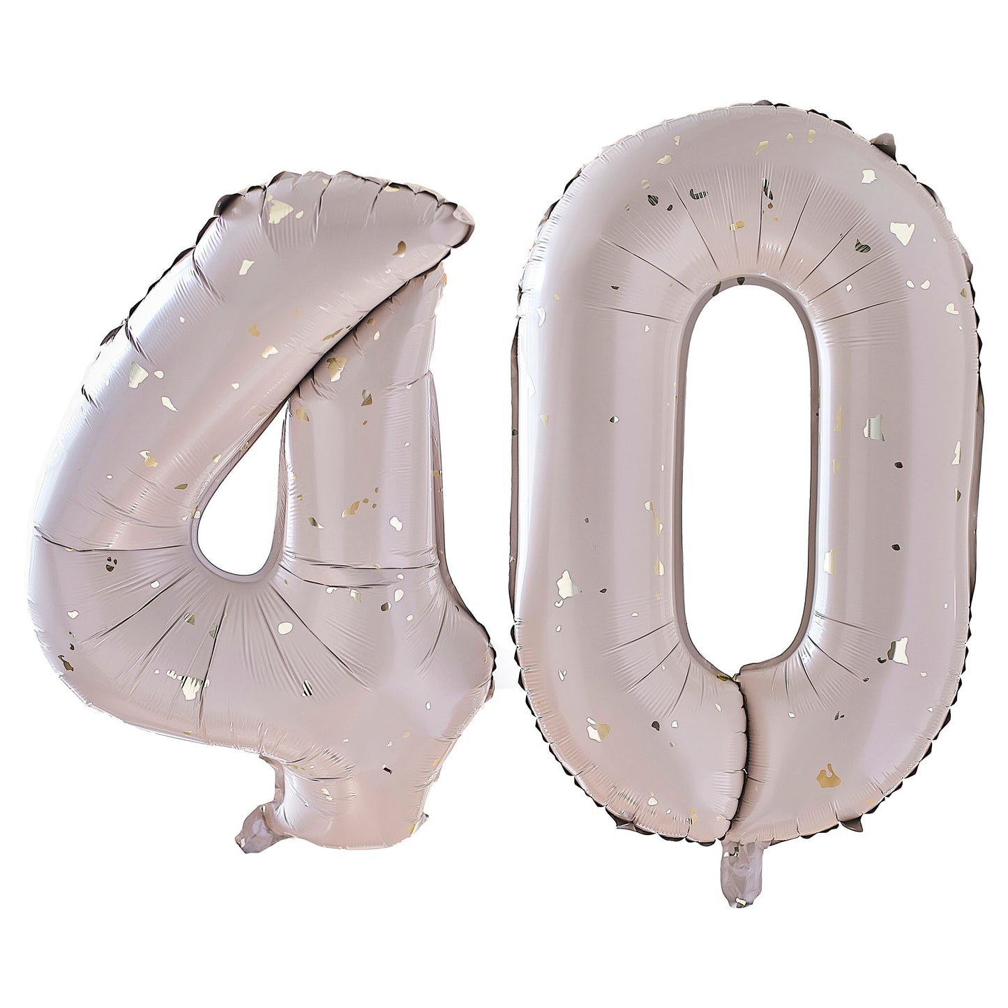 Gold Speckle 40th Birthday Balloons- 5 Inner Pack