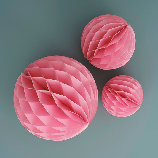 Honeycomb Paper Decorations- 5 Inner Pack
