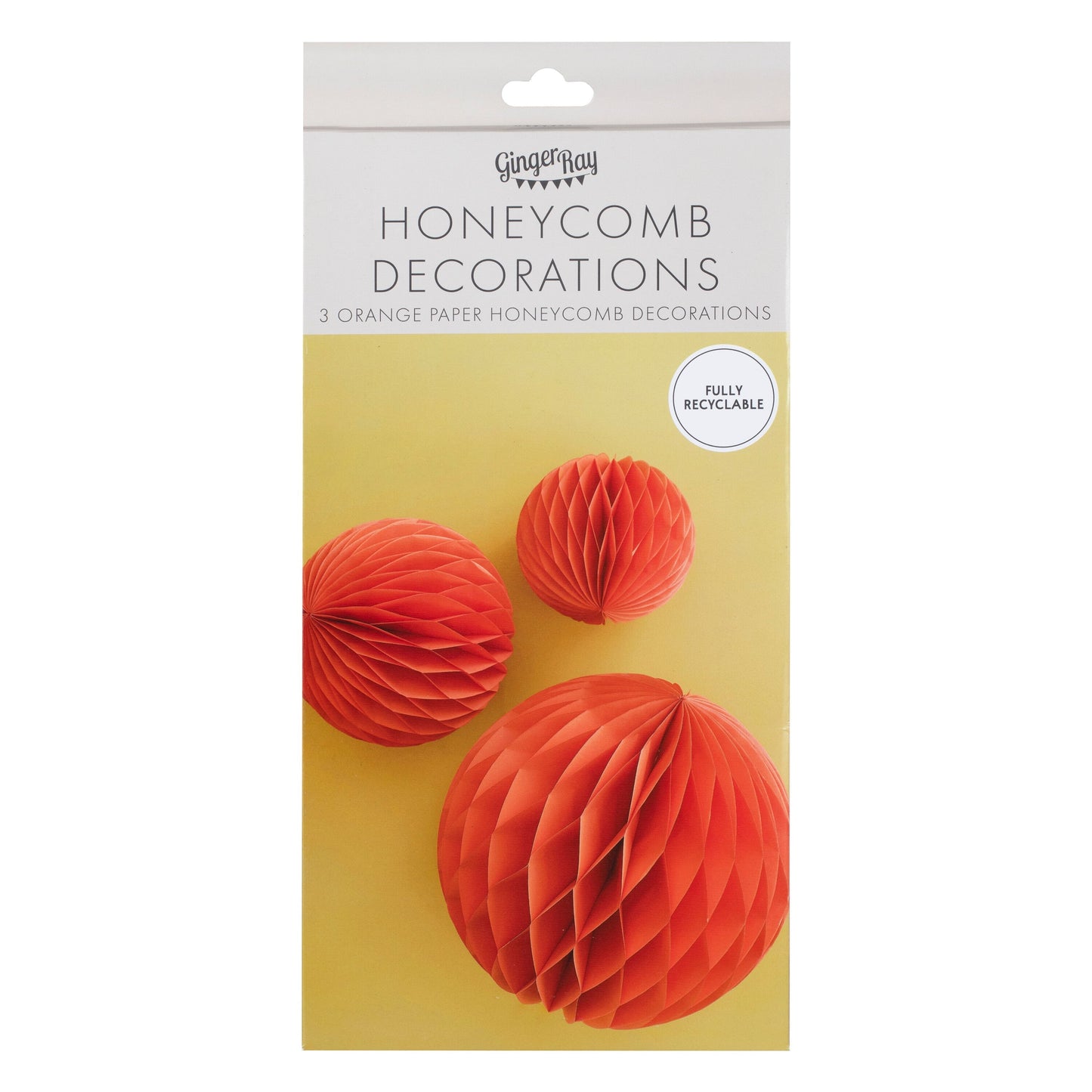 Honeycomb Paper Decorations- 5 Inner Pack