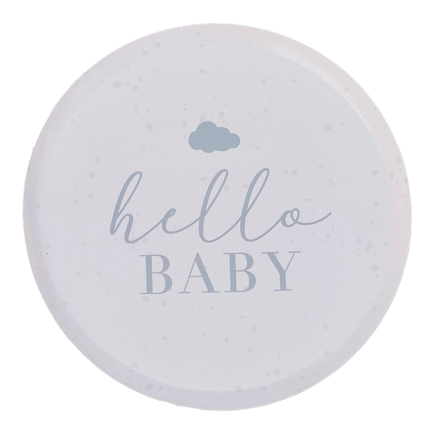 Hello Baby Neutral Baby Shower Plates- 5 Inner Pack