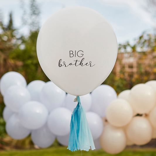 Big Brother Balloon with Blue Tassels- 5 Inner Pack