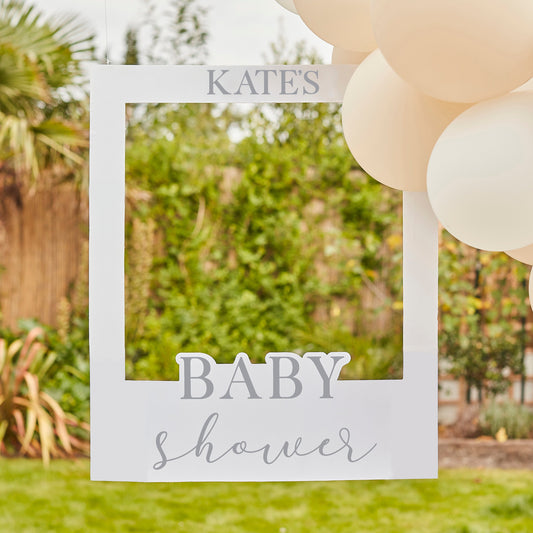 Customisable Baby Shower Photo Booth Frame- 5 Inner Pack