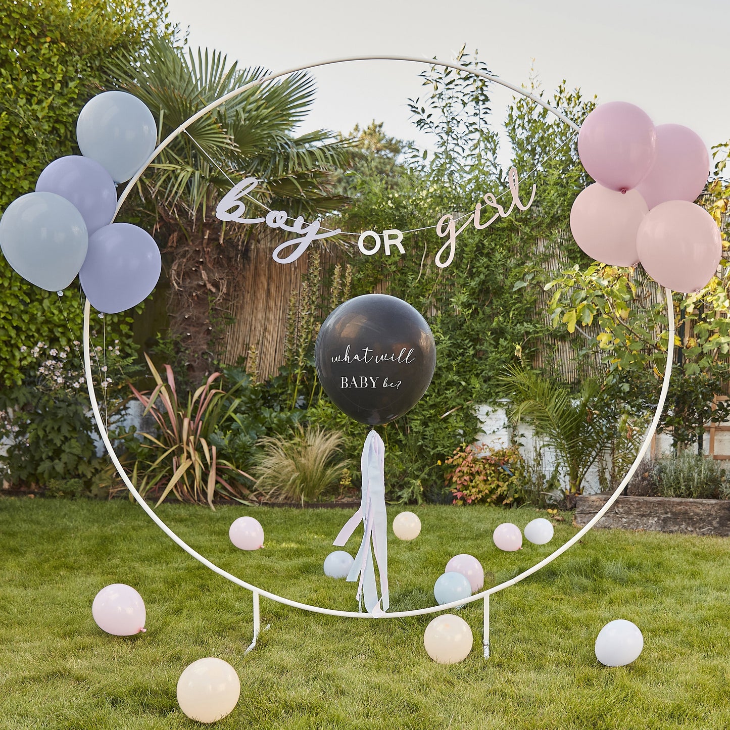 What Will Baby Be Gender Reveal Balloon Kit- 5 Inner Pack