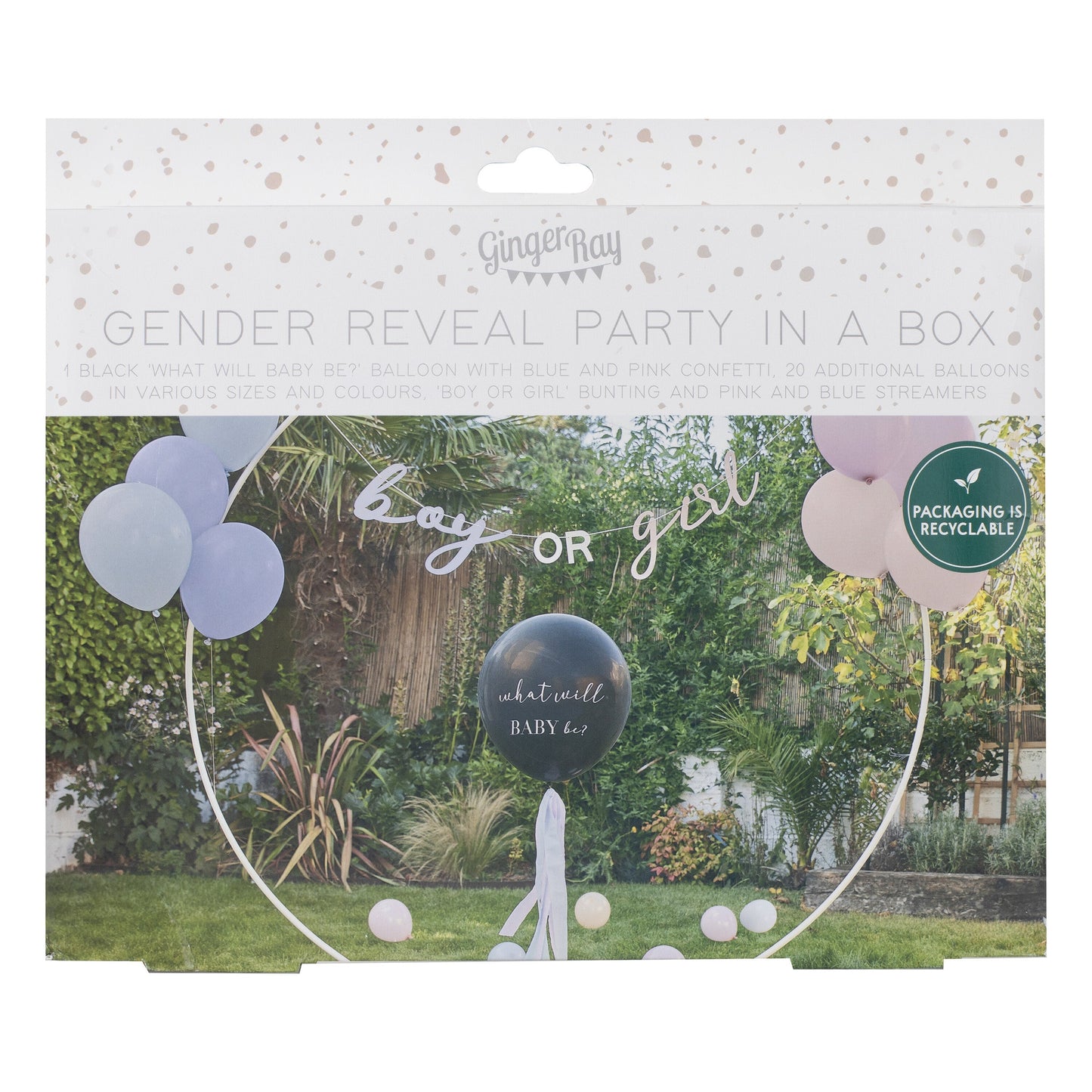 What Will Baby Be Gender Reveal Balloon Kit- 5 Inner Pack