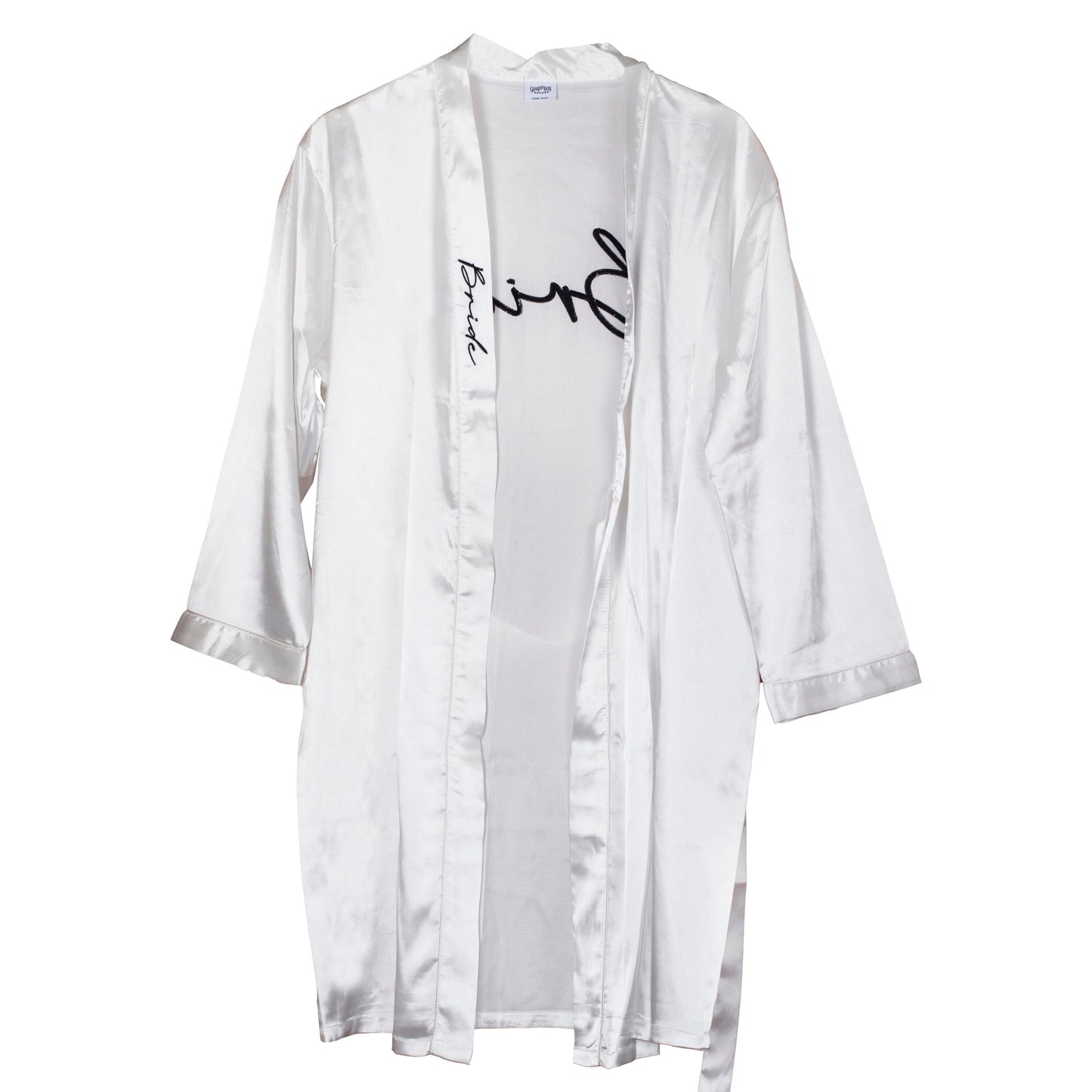 White Embroidered Bride Dressing Gown- 5 Inner Pack