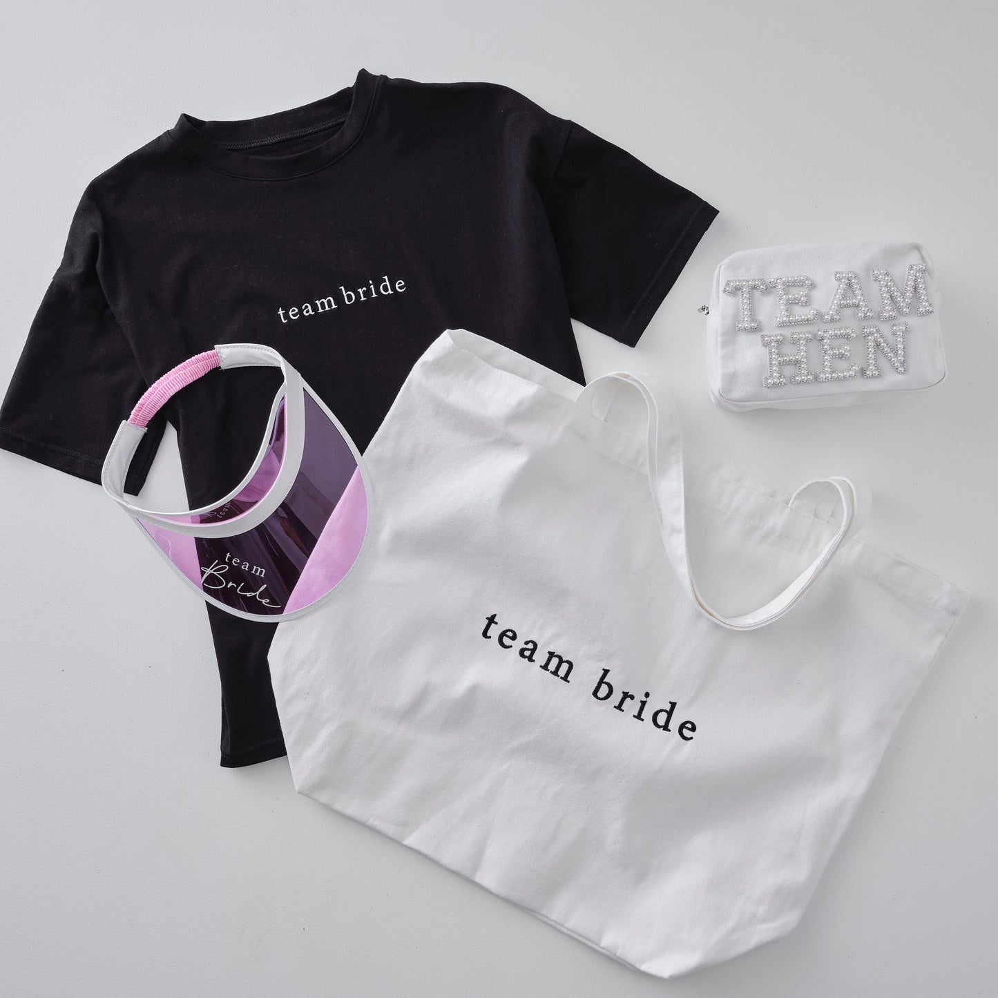 Team Bride Pink Hen Party Swimsuit