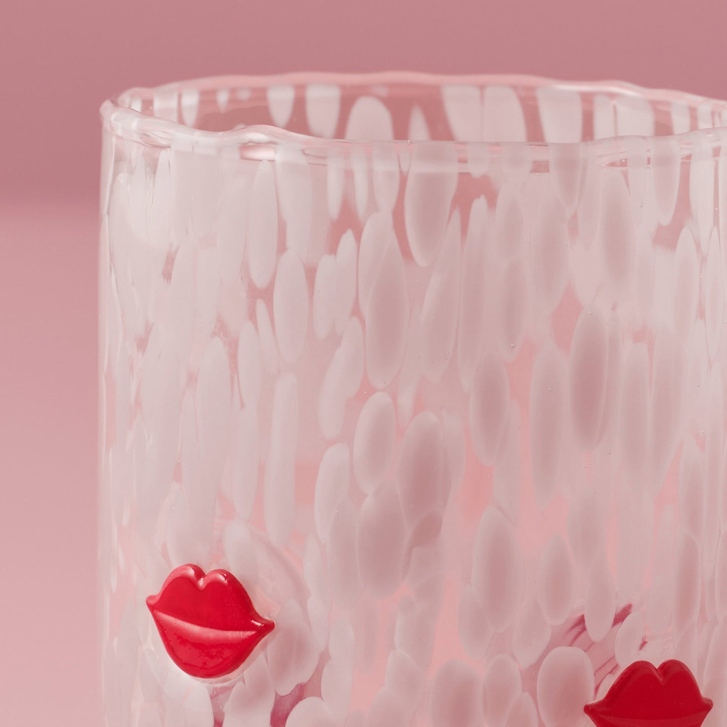 Confetti Lips Tumbler Glass- 6 Inner Pack