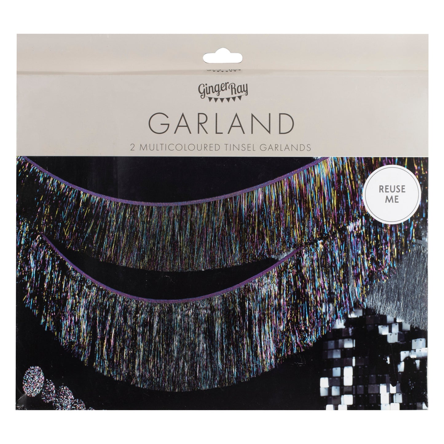 Christmas Tinsel Garland Decoration- 5 Inner Pack