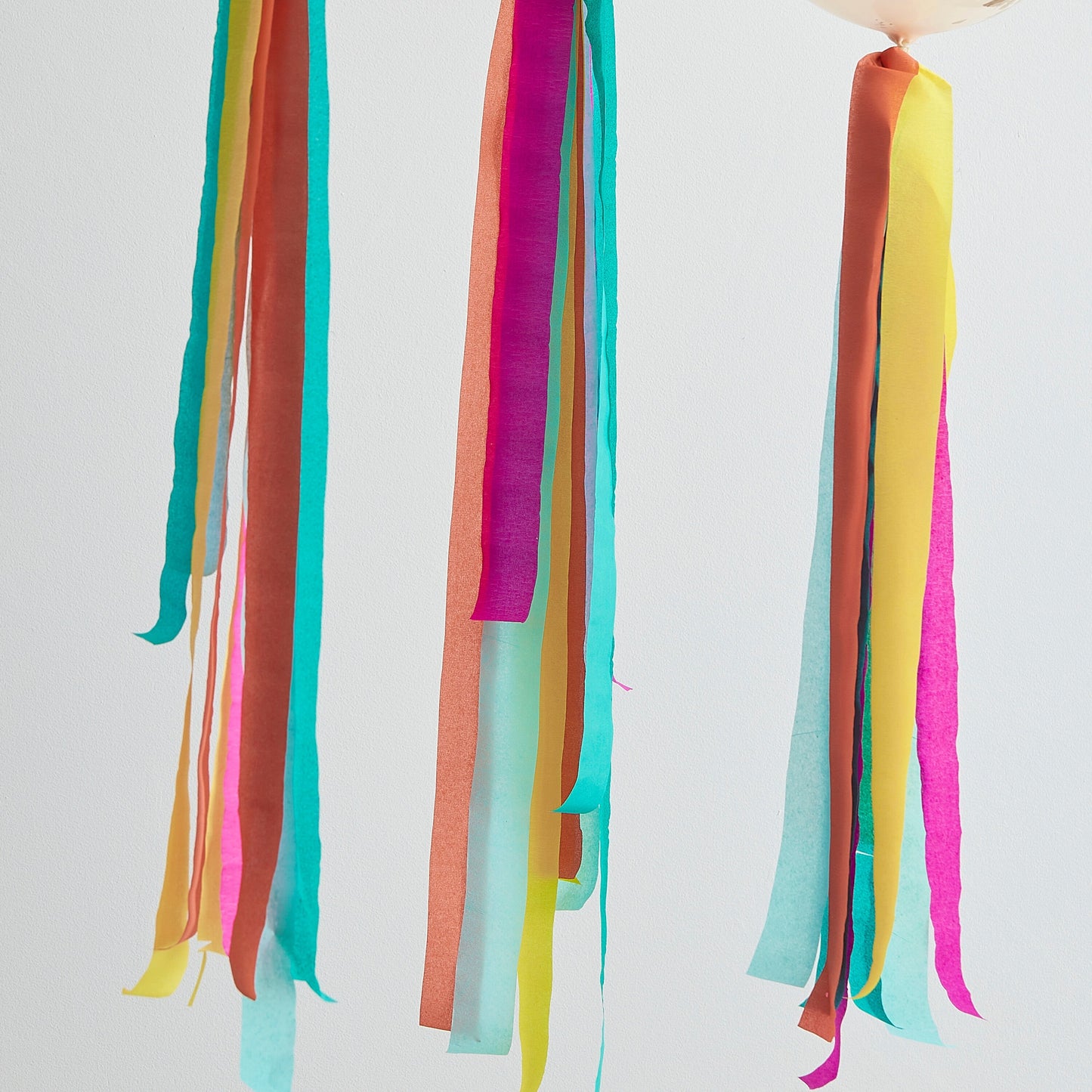 Multicoloured Streamer Balloon Tails- 5 Inner Pack