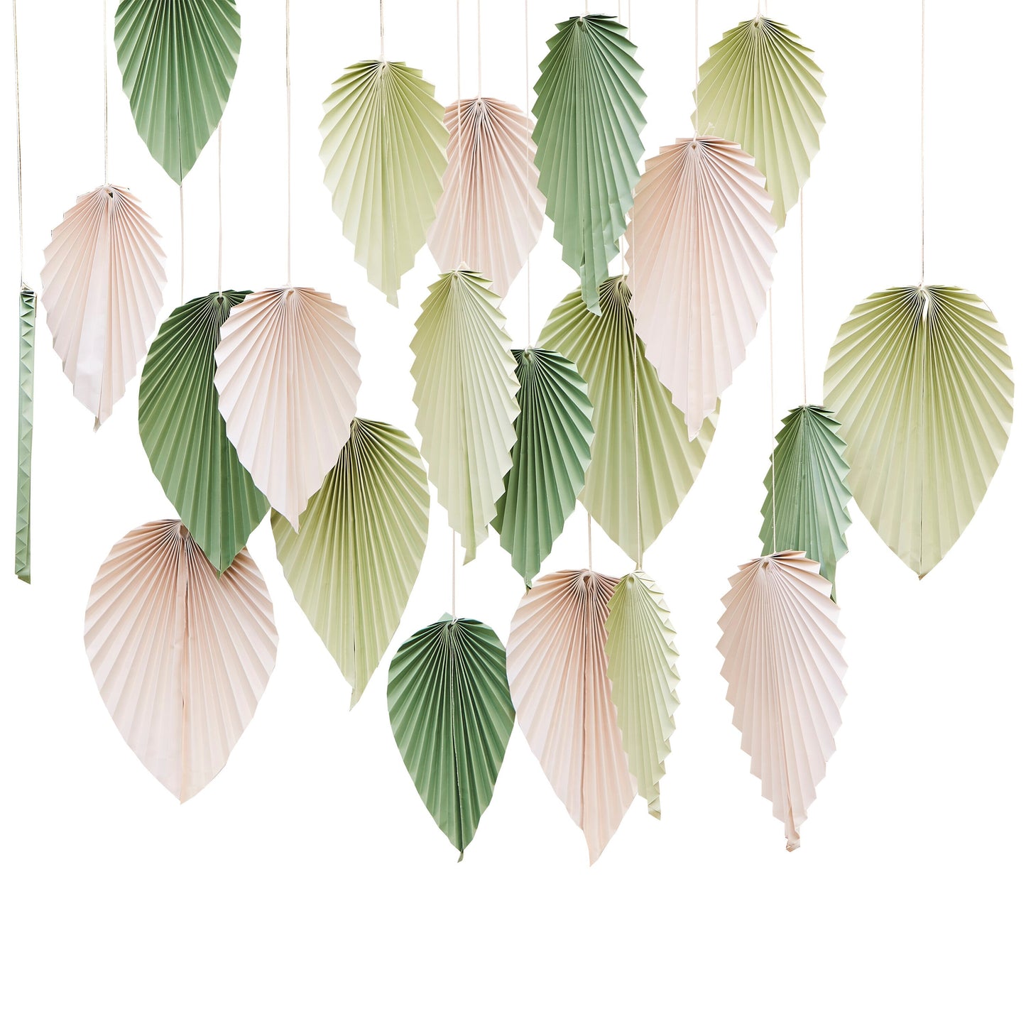 Sage & Cream Palm Backdrop- 5 Inner Pack