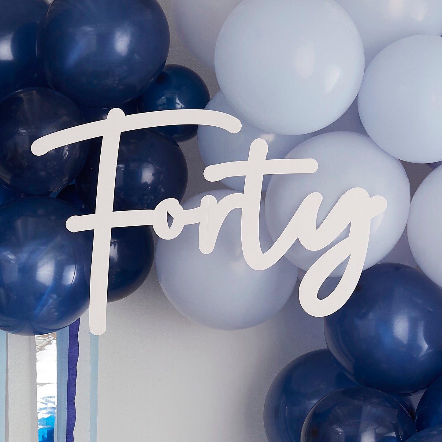 40th Birthday Balloon Arch Sign- 5 Inner Pack