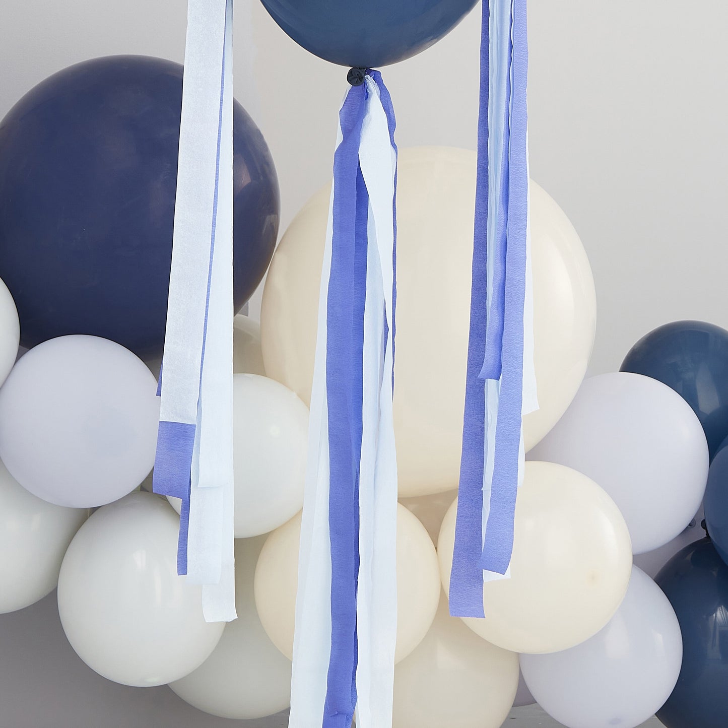 Blue Streamer Balloon Tails- 10 Inner Pack