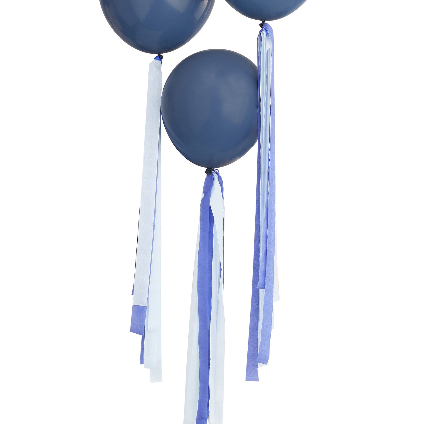 Blue Streamer Balloon Tails- 10 Inner Pack