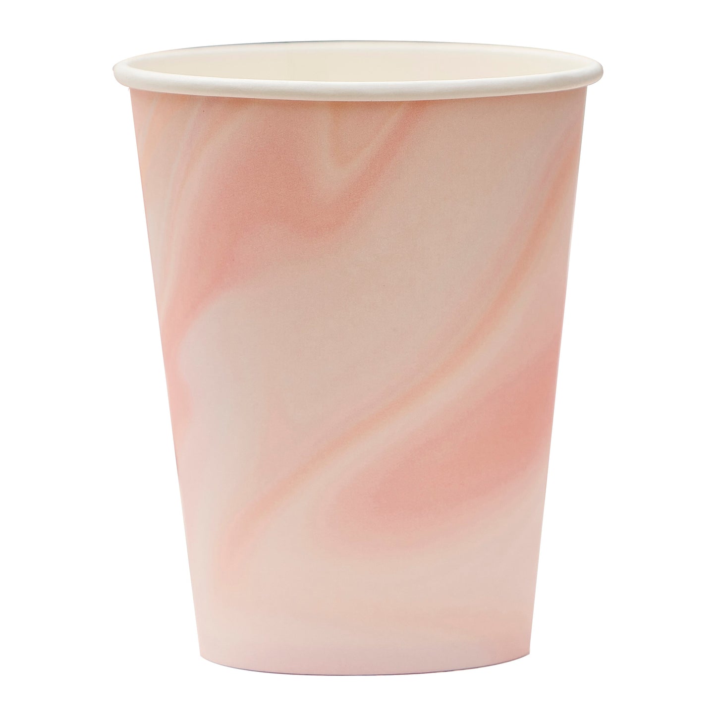 Pink Marble Print Paper Cups- 5 Inner Pack