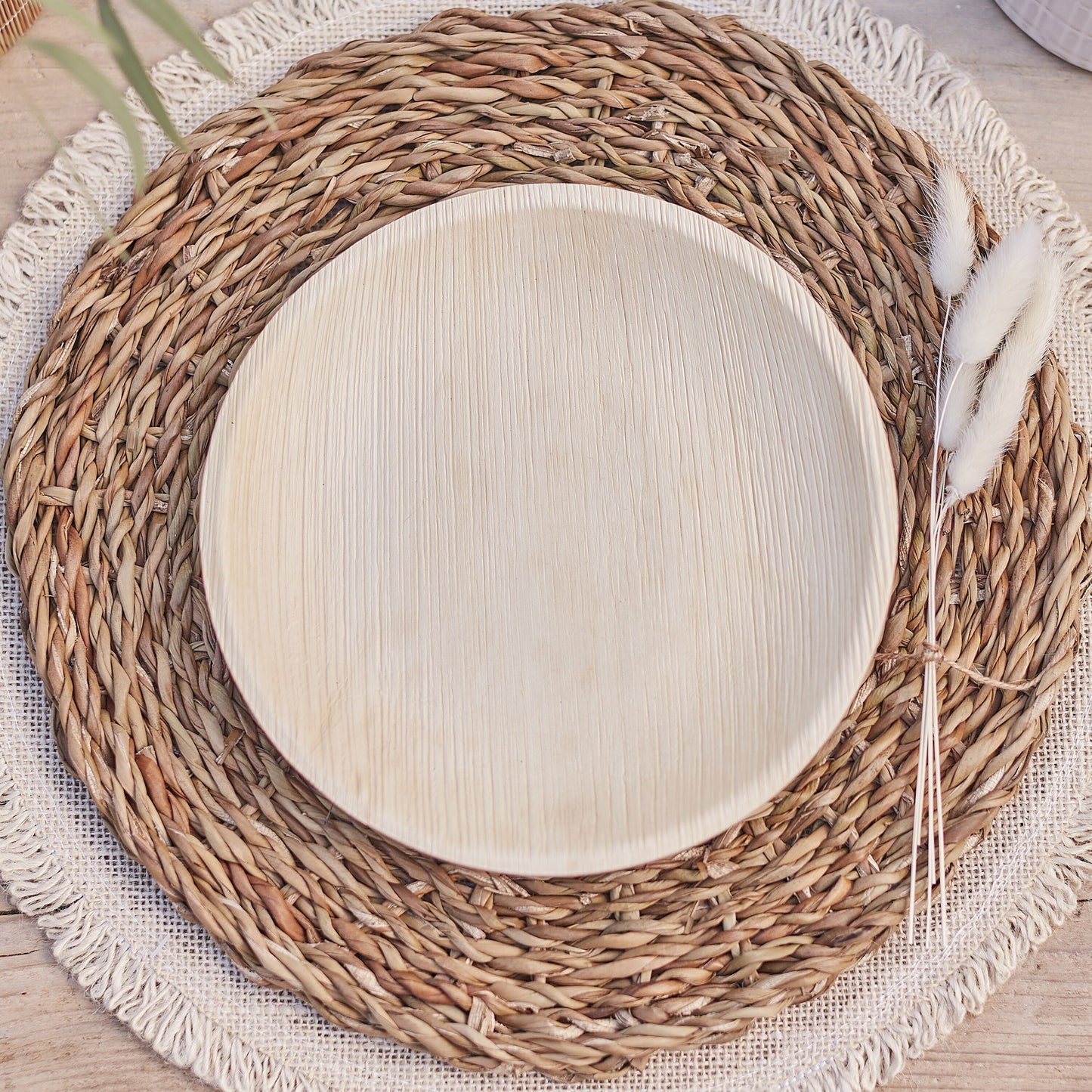 Eco Palm Leaf Plates- 5 Inner Pack