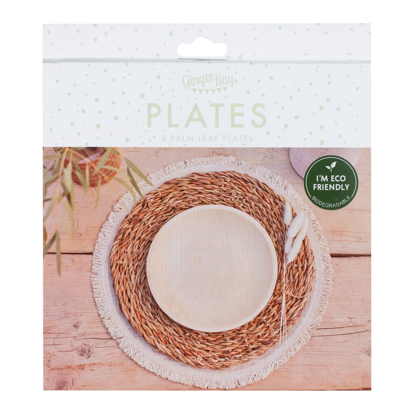 Eco Palm Leaf Plates- 5 Inner Pack