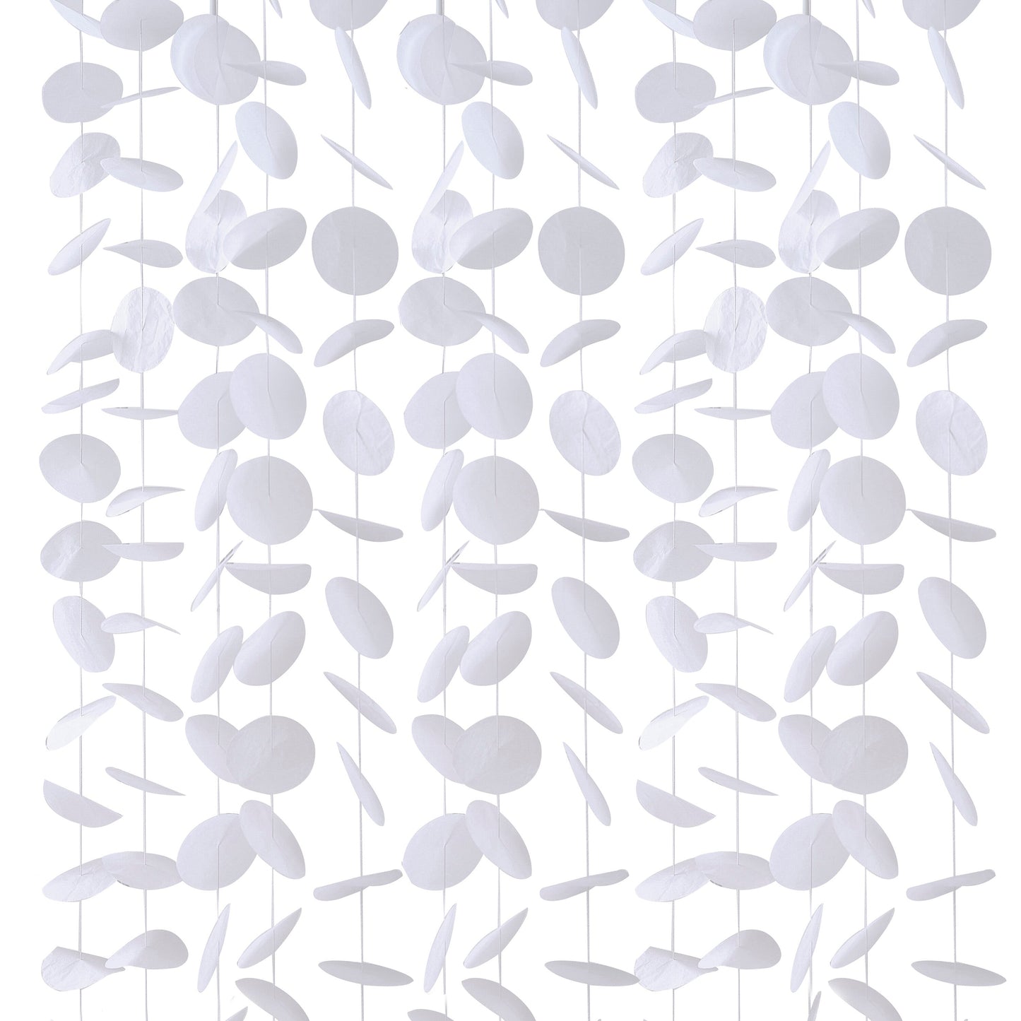 White Paper Disc Wedding Backdrop- 5 Inner Pack