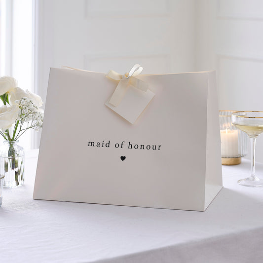White Maid of Honour Gift Bag- 10 Inner Pack