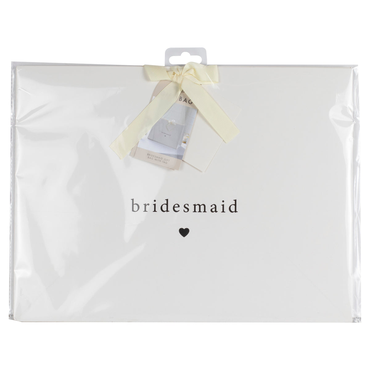 White Bridesmaid Gift Bag- 10 Inner Pack