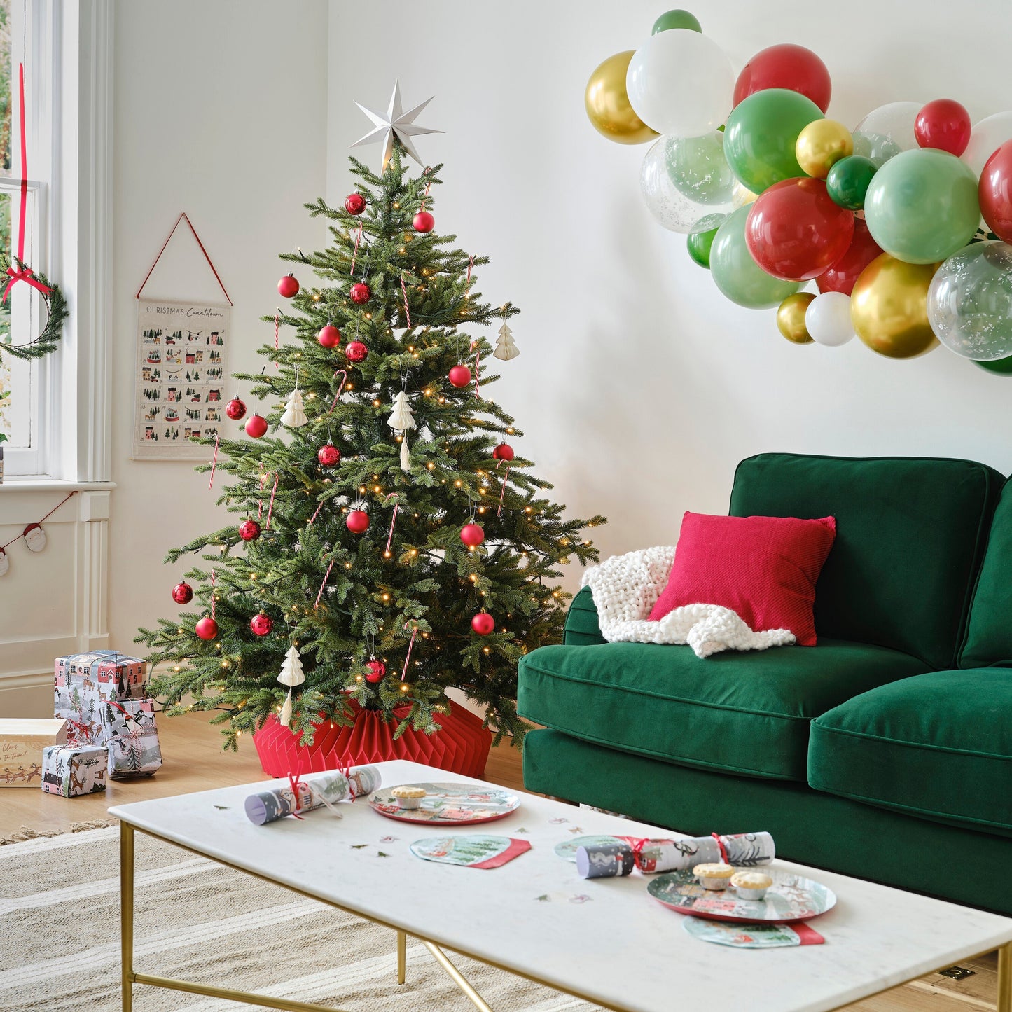 Red and White Christmas Twine- 5 Inner Pack