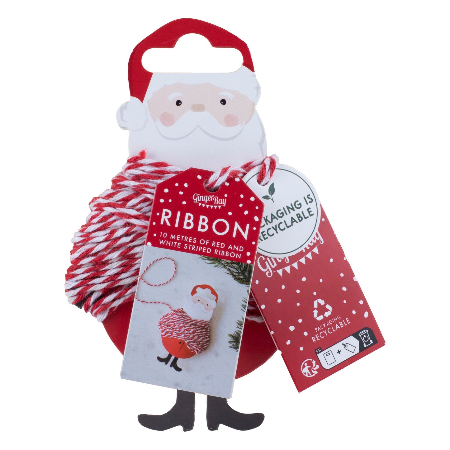 Red and White Christmas Twine- 5 Inner Pack
