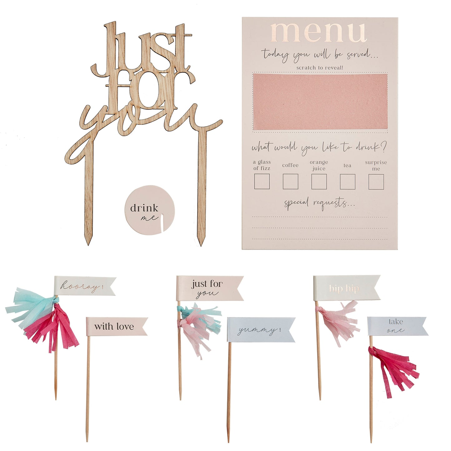 Customisable Breakfast in Bed Set- 5 Inner Pack